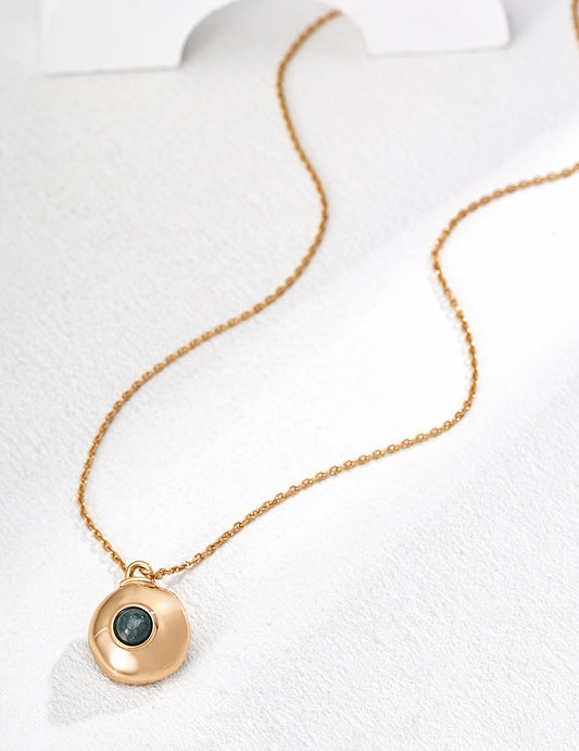 Veridian Orbit Pendant Necklace — view 3
