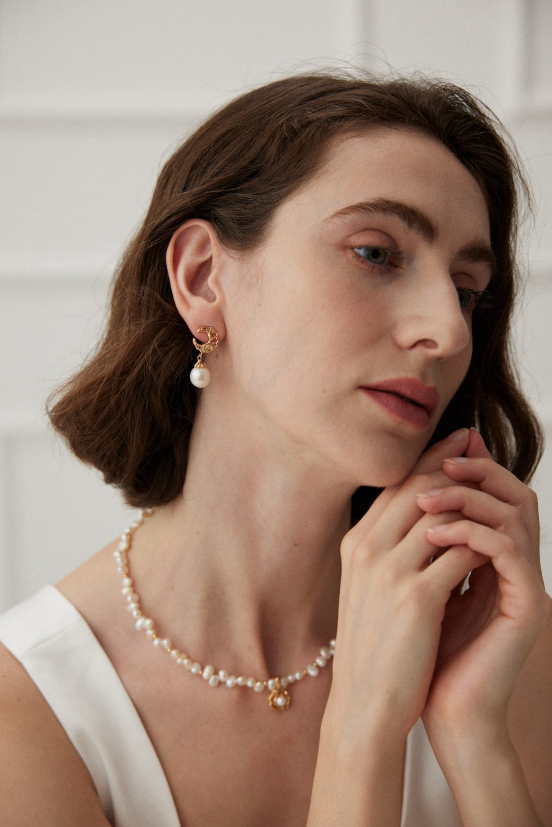 Camélia Pearl Necklace — view 5