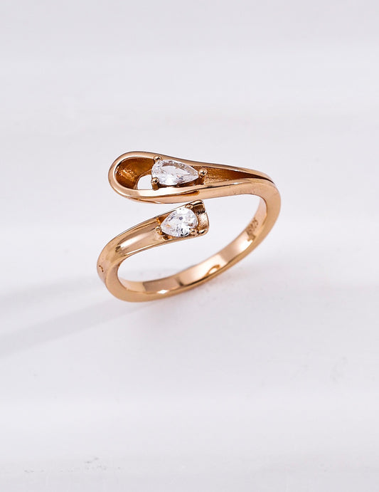 Élan Crystal Wrap Ring – view 1