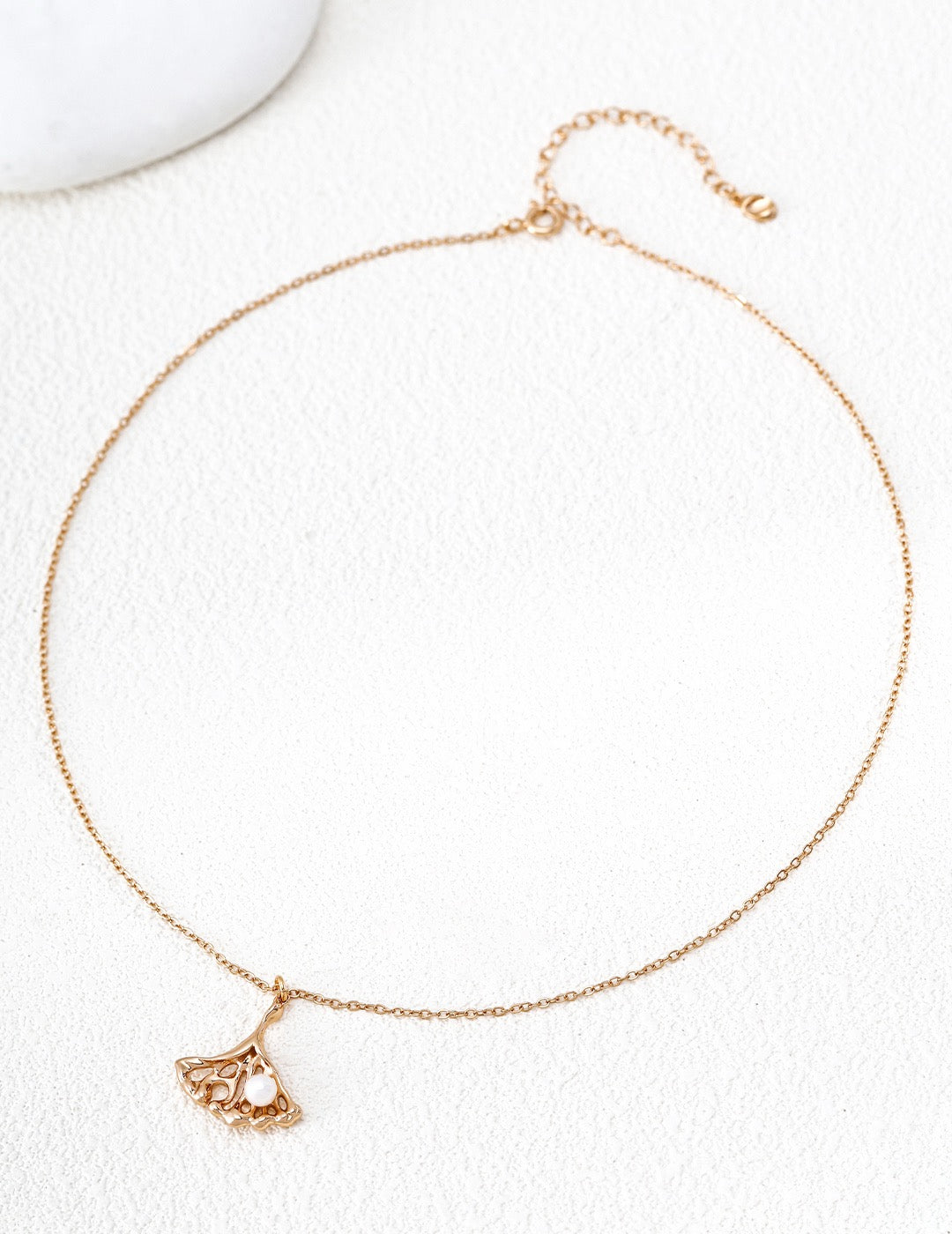 Aveline Fan Pendant Necklace – view 2
