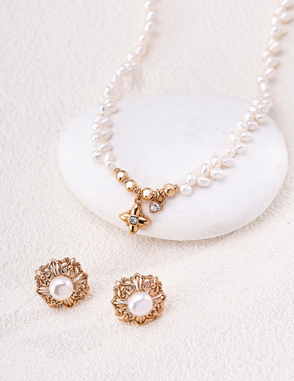Celeste Pearl Necklace