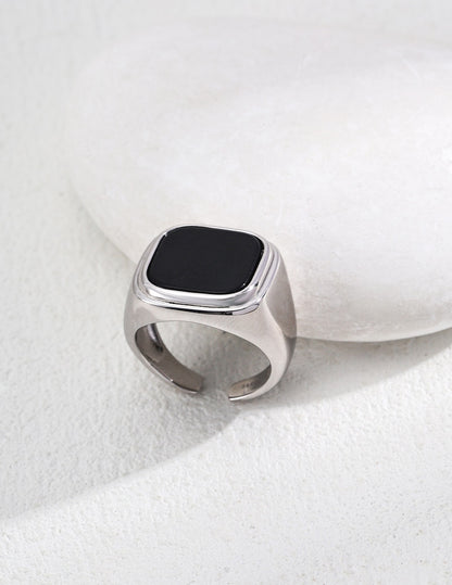 Noir Signet Ring