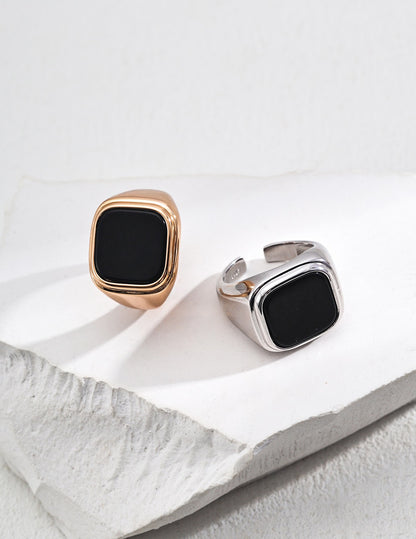 Noir Signet Ring