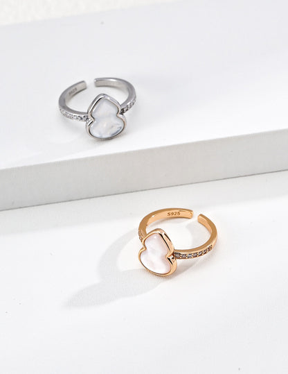 Trèfle Mother-of-Pearl Ring – view 10