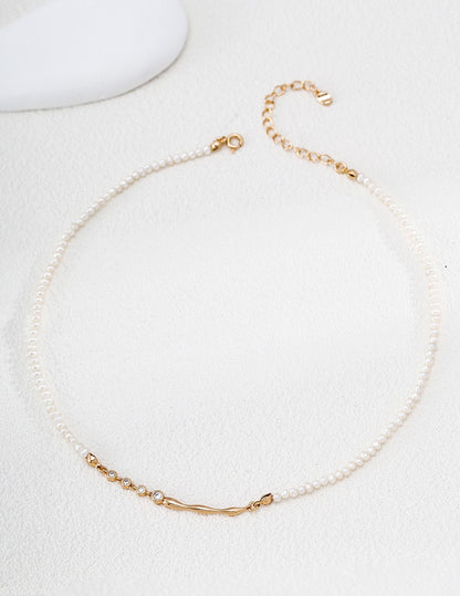 Ondine Sculpted Chain Necklace – view 3