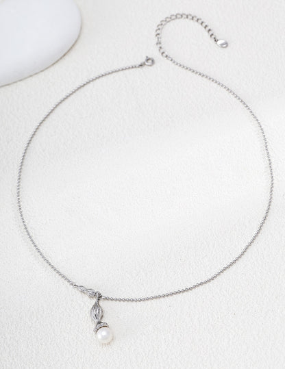 Calebasse Pearl Charm Necklace – view 3