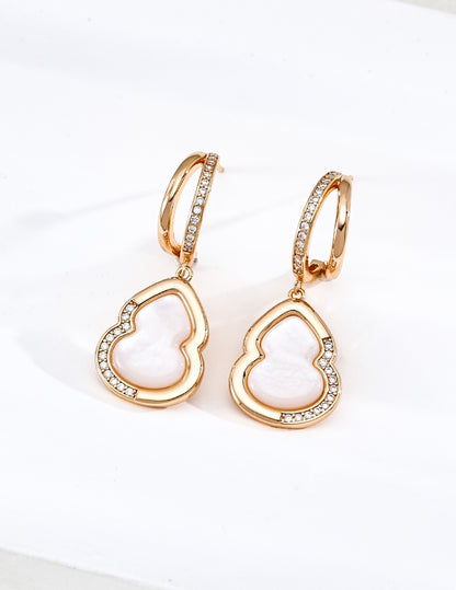 Calebasse Mother-of-Pearl Earrings