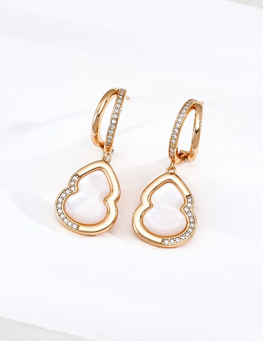 Calebasse Mother-of-Pearl Earrings — view 2