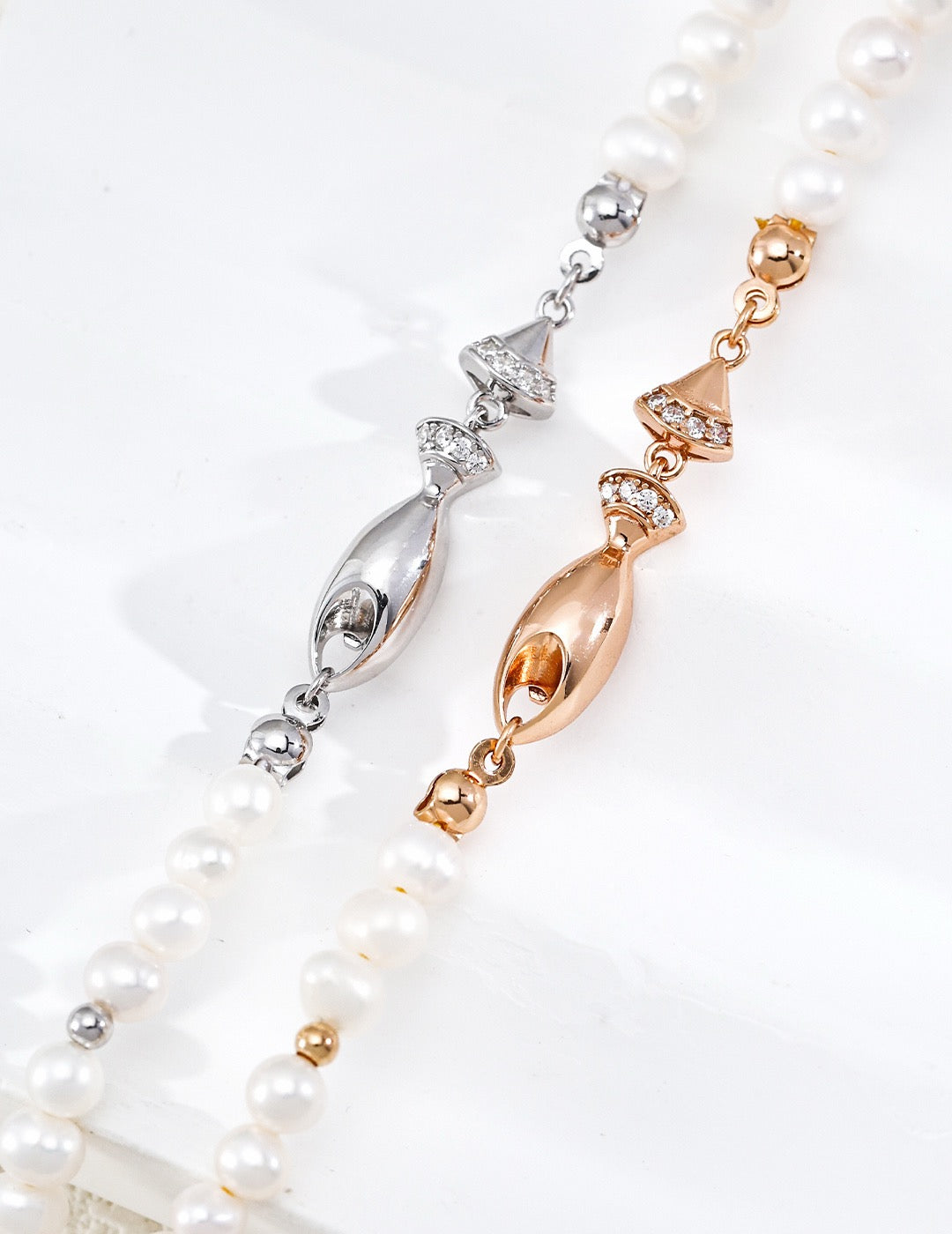 Poisson Pearl Strand Necklace – view 2