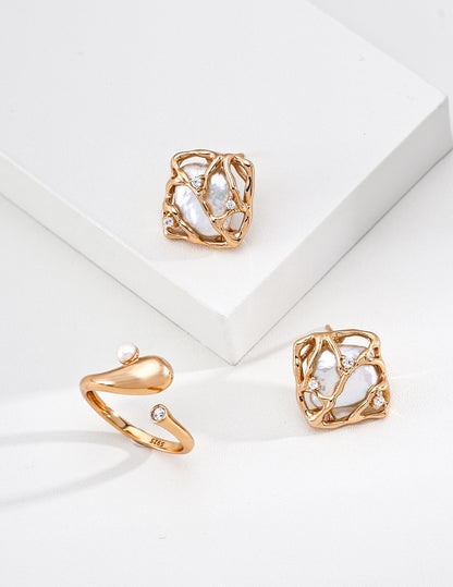 Onde Minimalist Ring — view 2