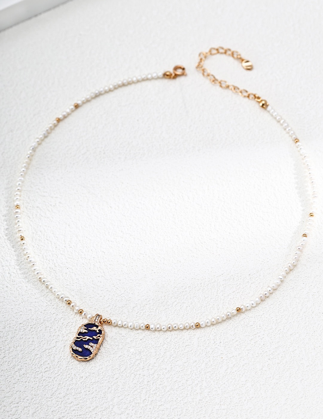 Ondine Stone Medallion Necklace – view 7