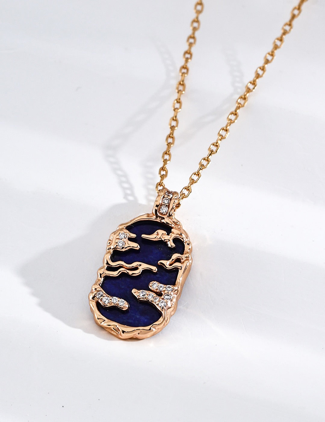 Ondine Stone Medallion Necklace