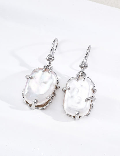 Nuage Baroque Pearl Earrings – view 2