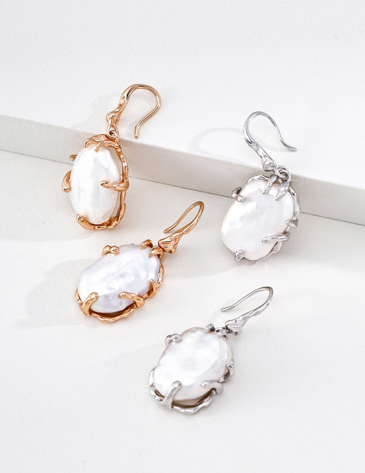 Nuage Baroque Pearl Earrings
