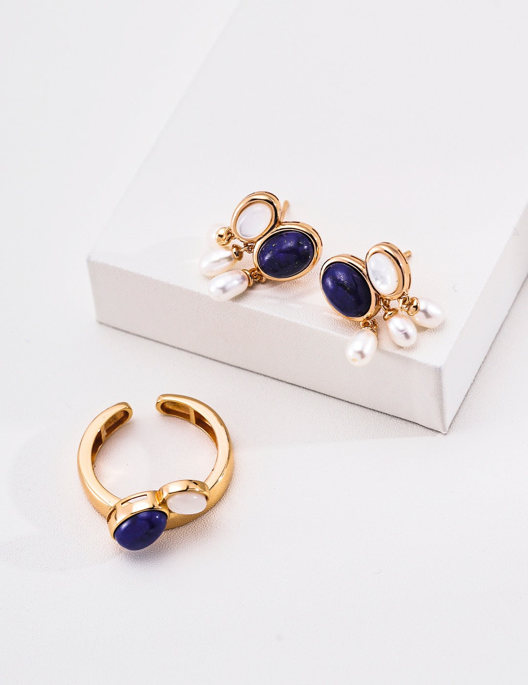 Duo Cabochon Open Ring – view 5