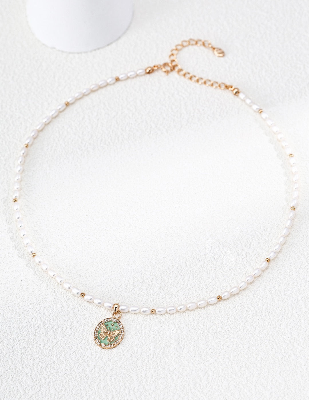 Papillon Medallion Necklace