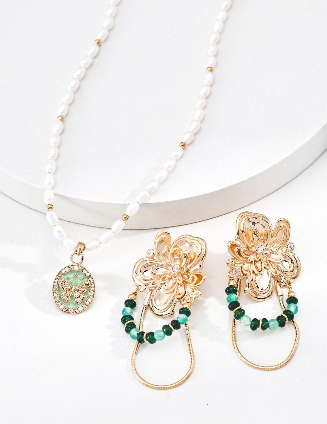 Papillon Medallion Necklace