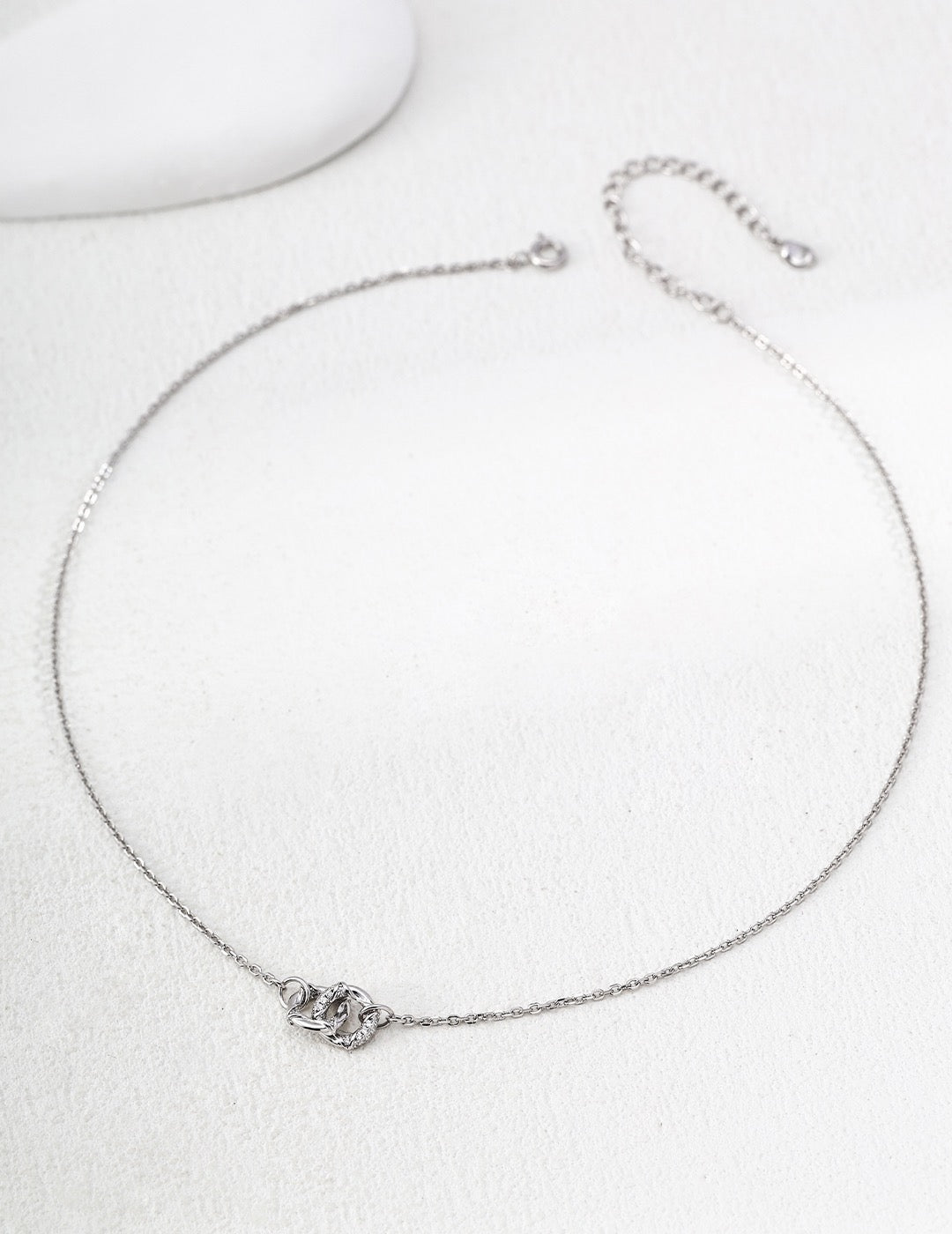 Petite Rose Pendant Necklace – view 2