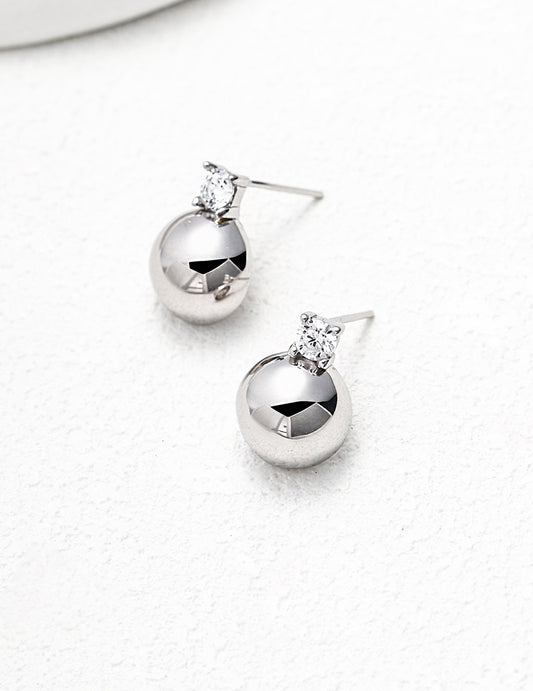 Sphère Crystal Drop Earrings