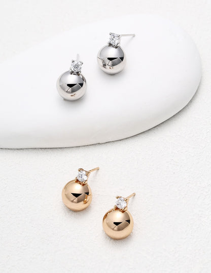 Sphère Crystal Drop Earrings – view 3