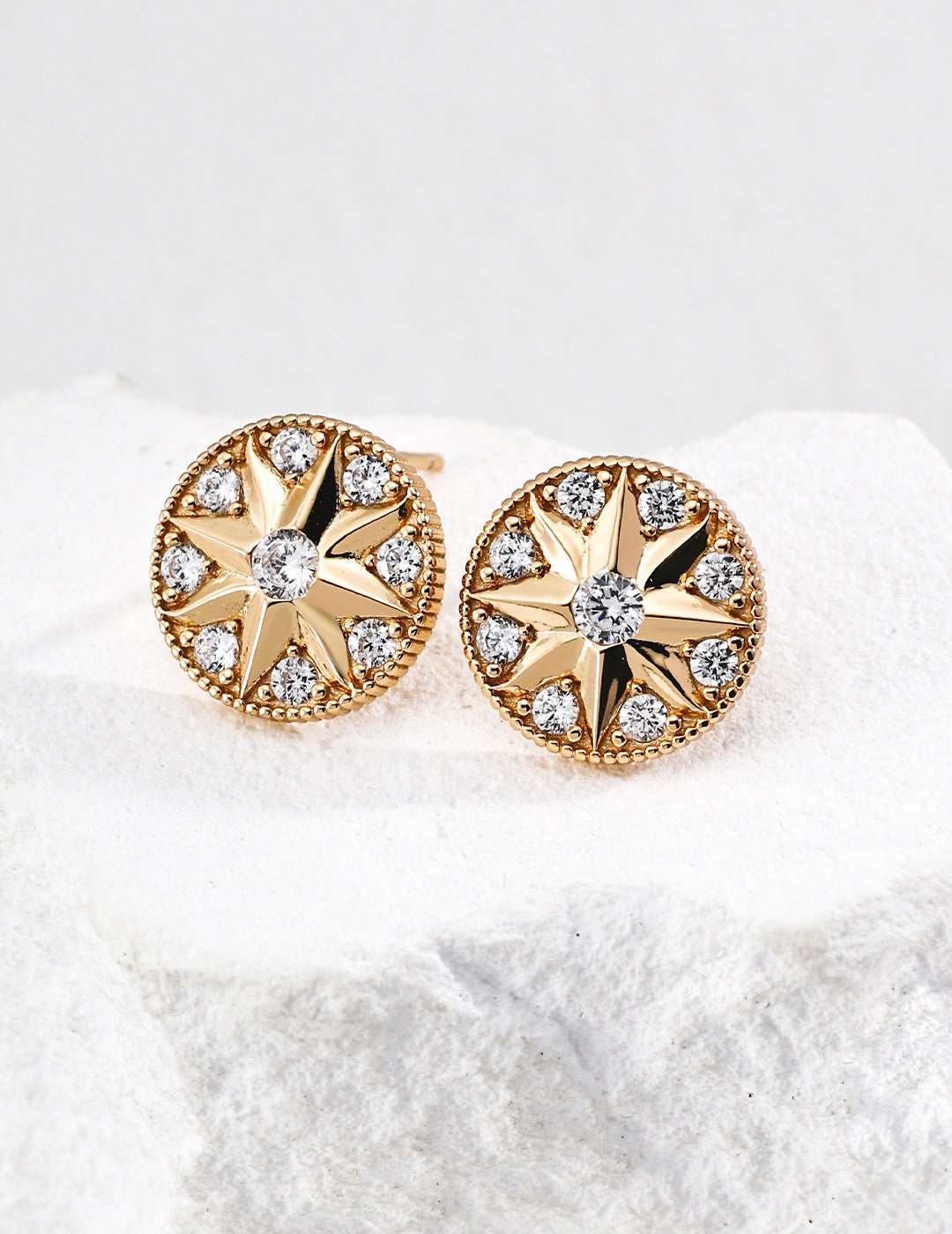 Boussole Crystal Stud Earrings – view 6