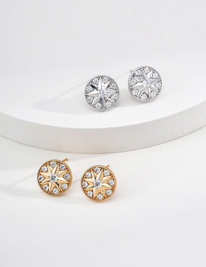 Boussole Crystal Stud Earrings – view 8