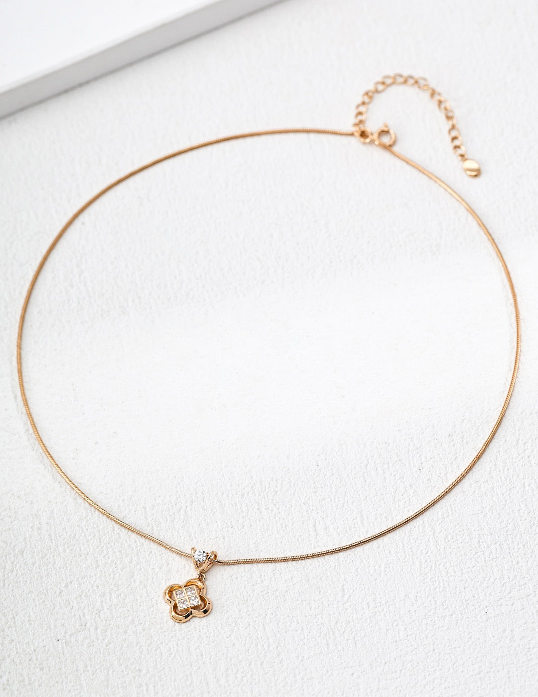 Petite Fleur Collar Necklace – view 2