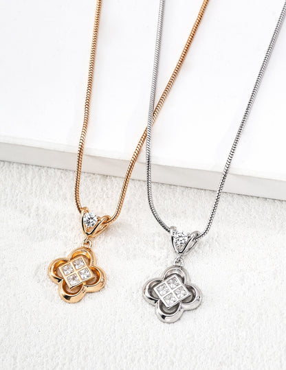 Petite Fleur Collar Necklace – view 4