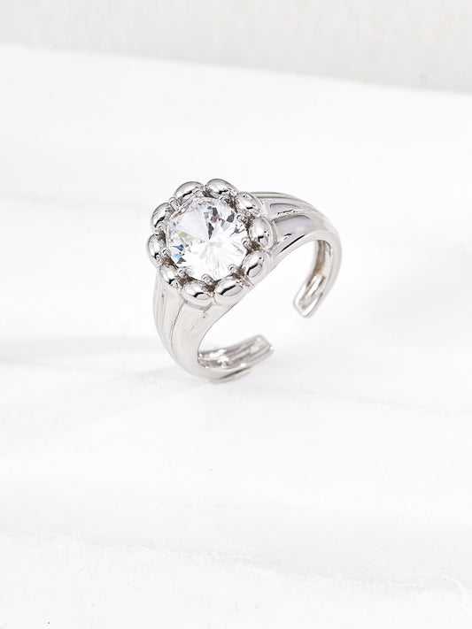 Aurelia Sculpted Solitaire Ring