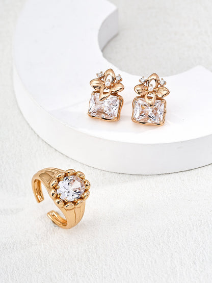 Aurelia Sculpted Solitaire Ring – view 3