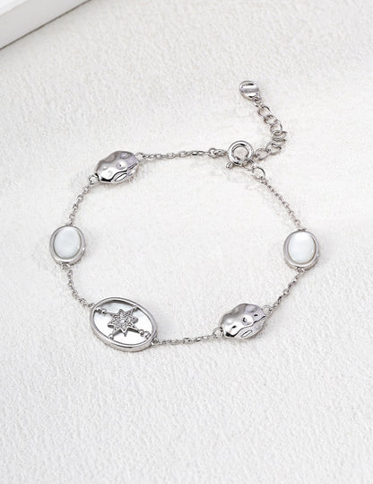 Astra Stone Charm Bracelet