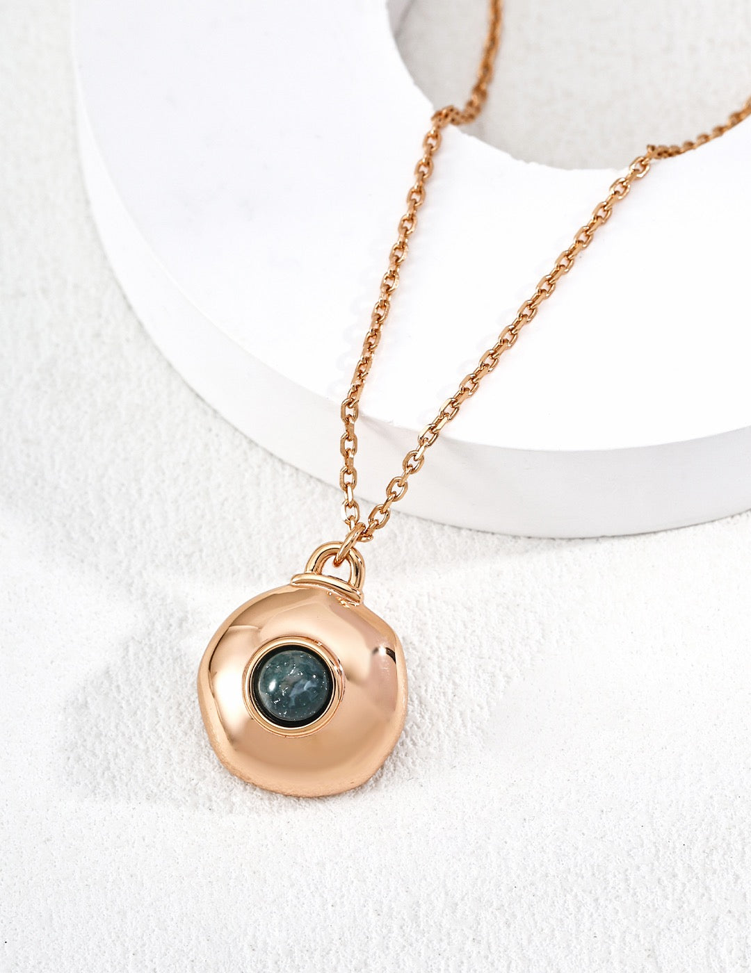 Veridian Orbit Pendant Necklace — view 4