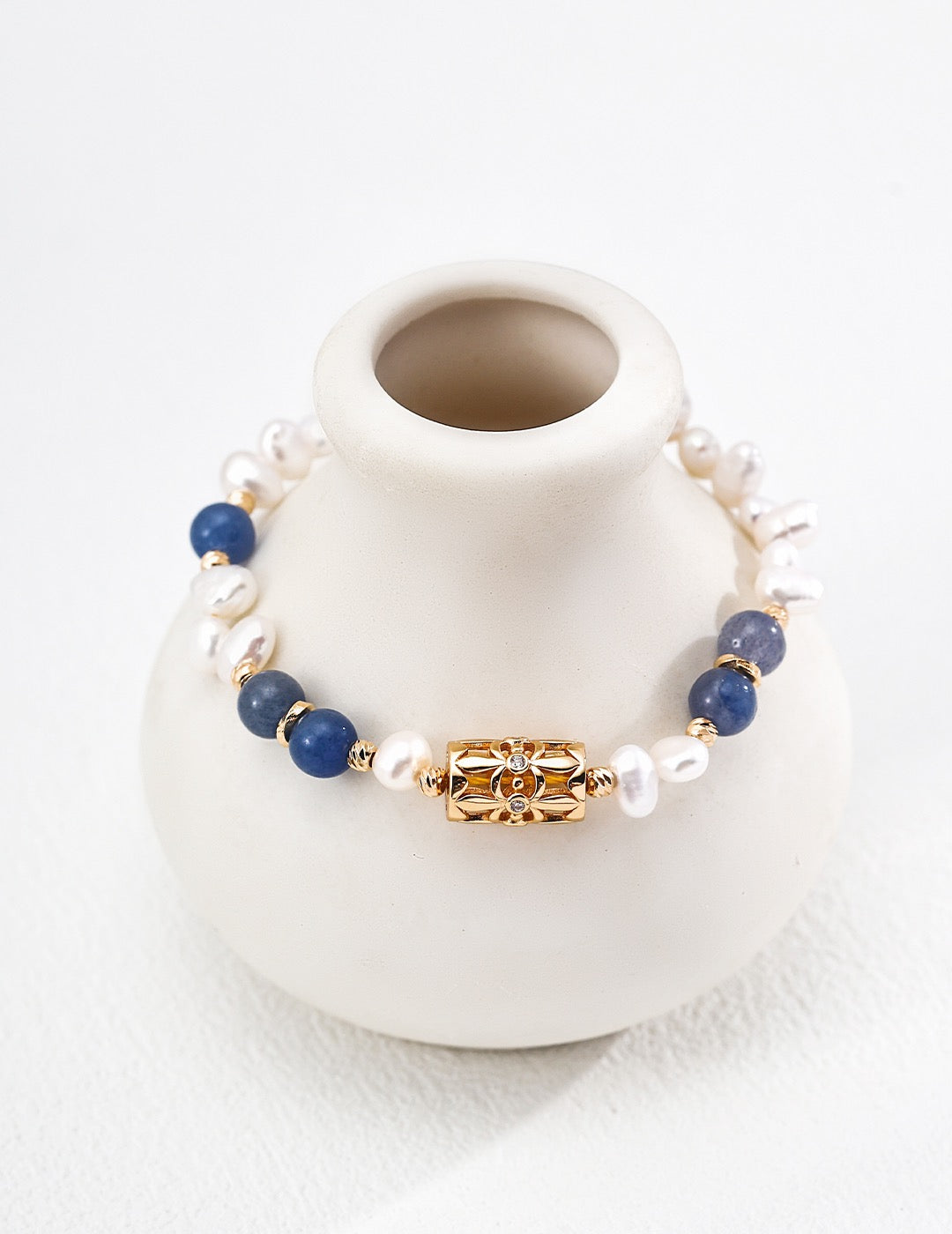 Chance Sodalite Pearl Bracelet — view 2