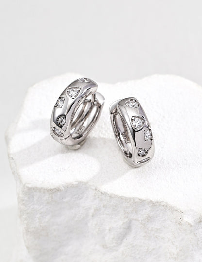 Jardin Gemstone Huggies — view 3
