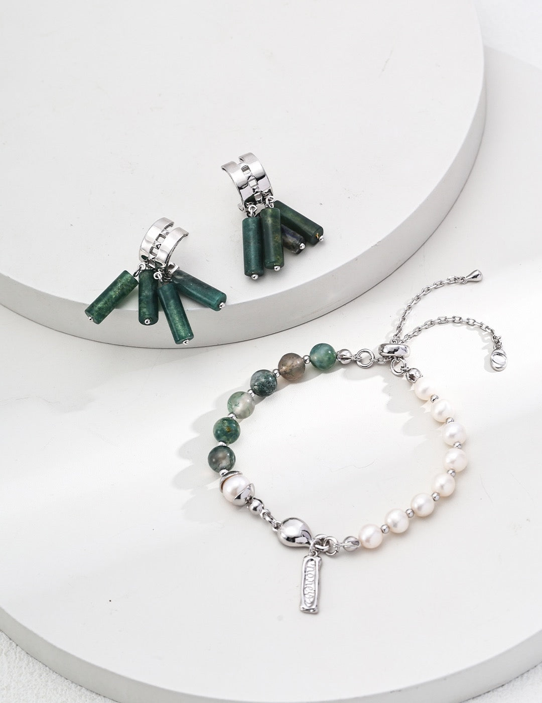 Jardin Gemstone Pearl Bracelet — view 4