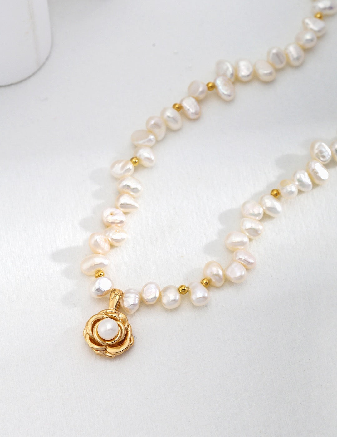 Camélia Pearl Necklace — view 1