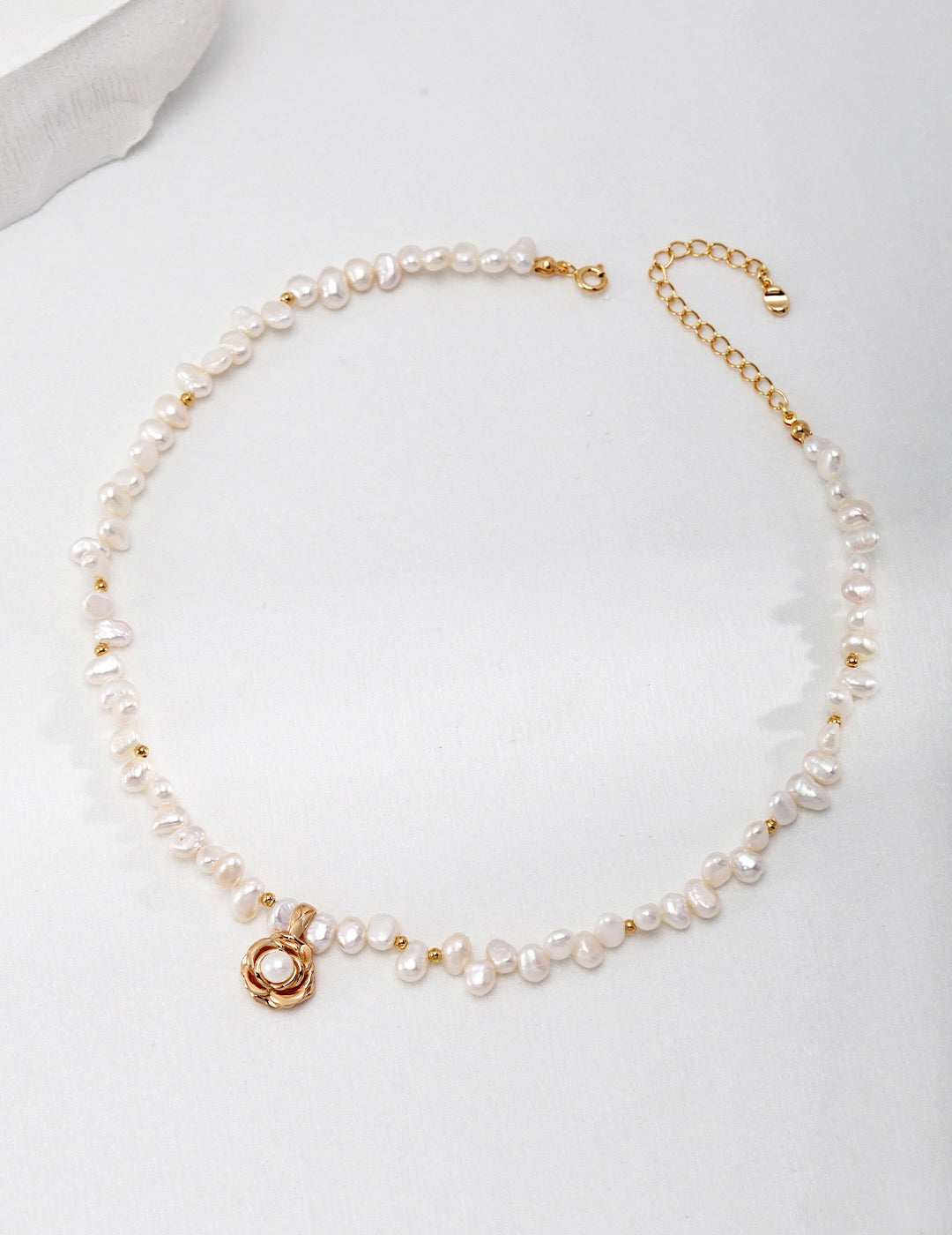Camélia Pearl Necklace — view 3