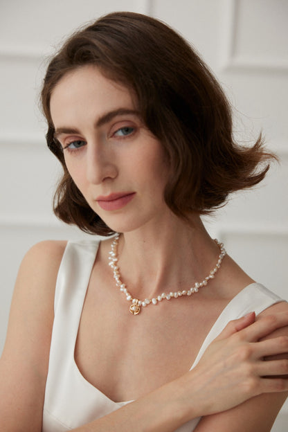 Camélia Pearl Necklace — view 4