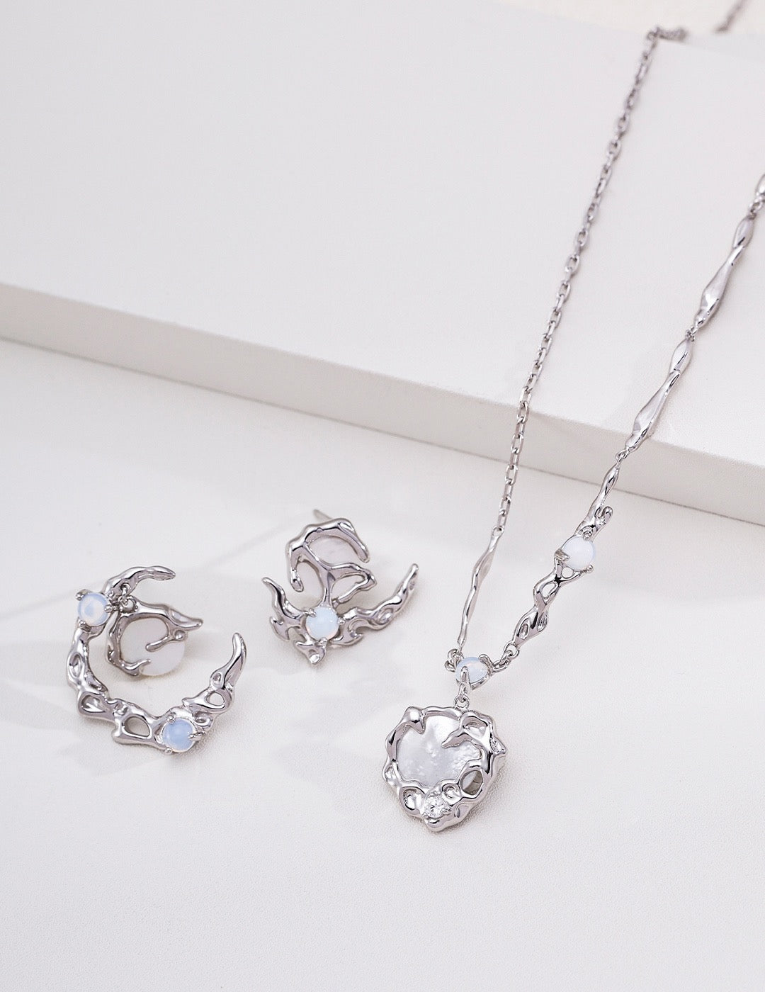 Luna Shell Pendant Necklace — view 3