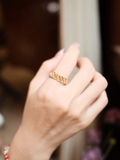 Tresse Lattice Ring — view 1