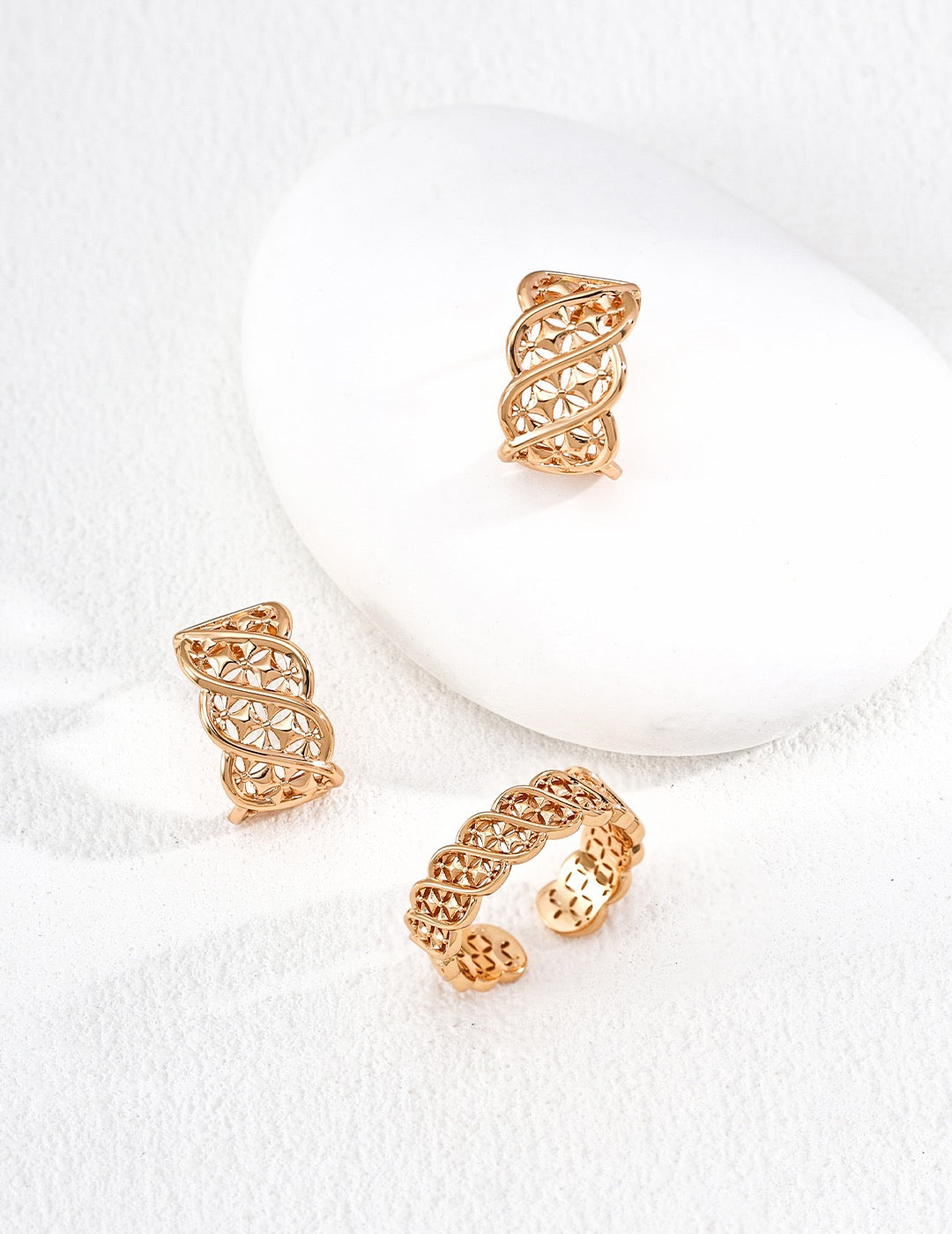 Tresse Lattice Ring — view 3