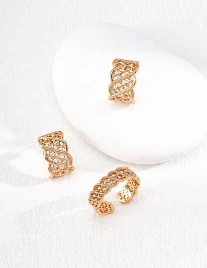 Tresse Lattice Ring — view 3