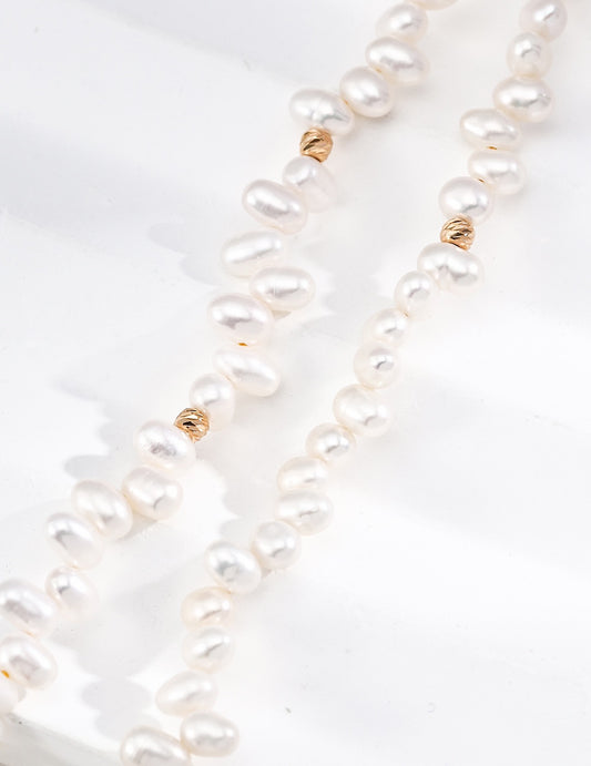 Rêverie Pearl Strand Necklace — view 2