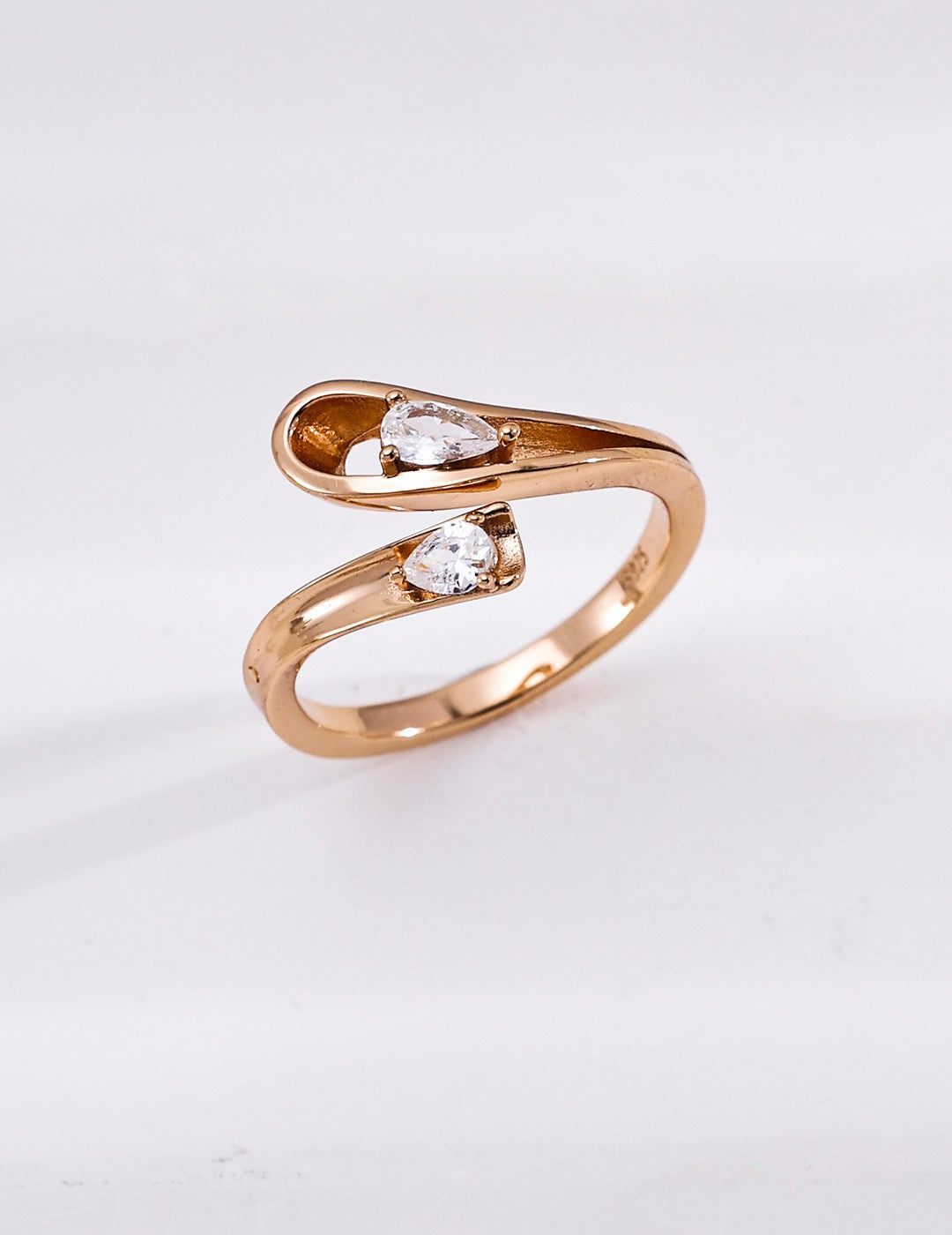 Élan Crystal Wrap Ring – view 1