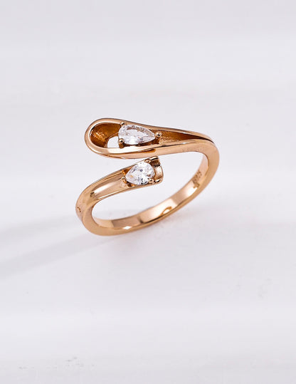 Élan Crystal Wrap Ring – view 1