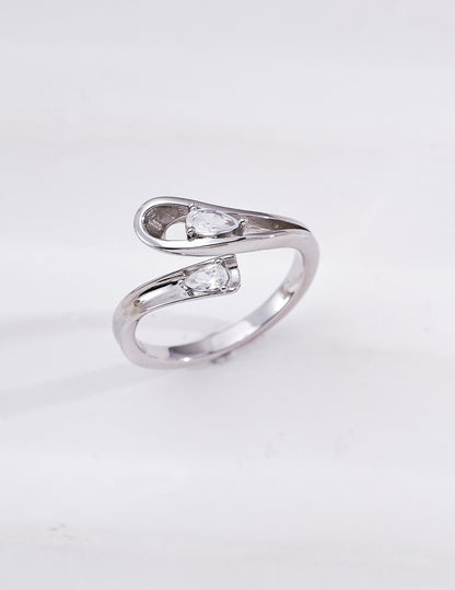 Élan Crystal Wrap Ring – view 2