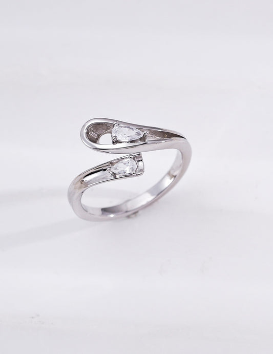 Élan Crystal Wrap Ring – view 2