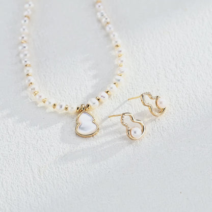 Calebasse Mother-of-Pearl Necklace