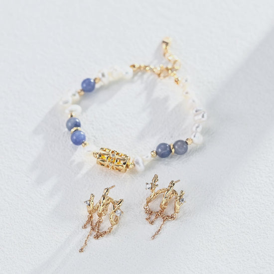 Chance Sodalite Pearl Bracelet — video