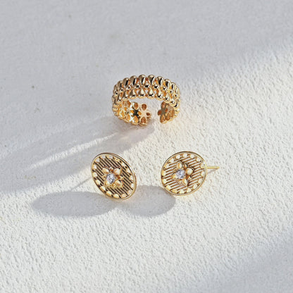 Tissage Wide Band Ring